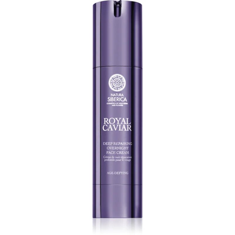 Natura Siberica Royal Caviar regeneráló éjszakai krém kaviárral 50 ml