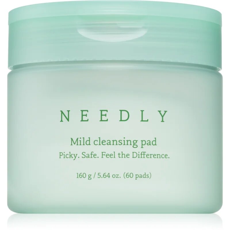 NEEDLY Mild Cleansing Pad hámlasztó párnák a bőr tökéletes tisztításához 60 db