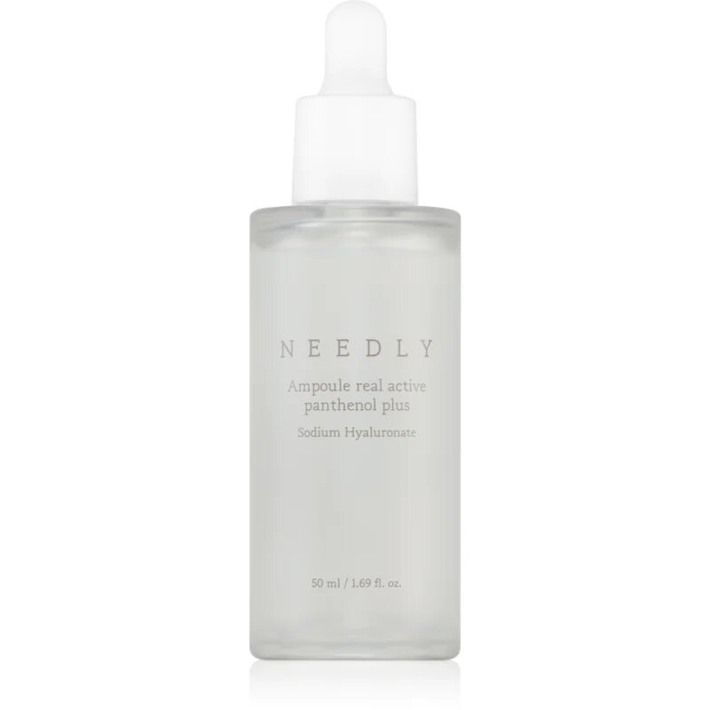 NEEDLY Real Active Panthenol Ampoule regeneráló és élénkítő szérum minden bőrtípusra beleértve az érzékeny bőrt is 50 ml