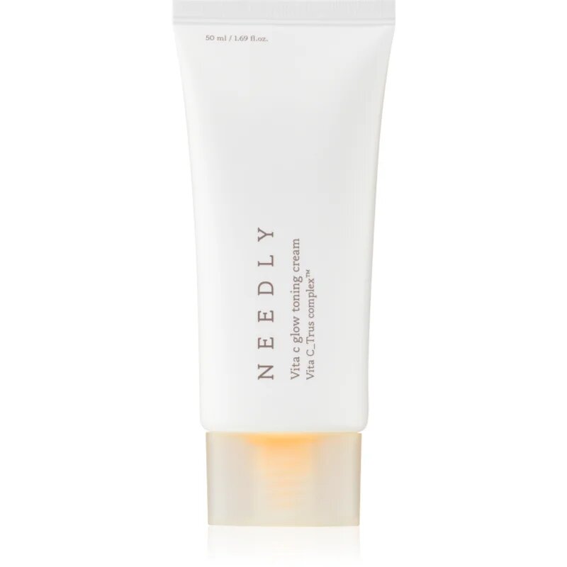 NEEDLY Vita C Glow Toning Cream hidratáló tonizáló krém egységesíti a bőrszín tónusait 50 ml