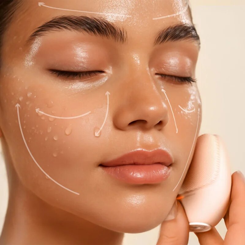 NENO Beauty Mica termoszonikus arctisztító kefe az arcra 1 db