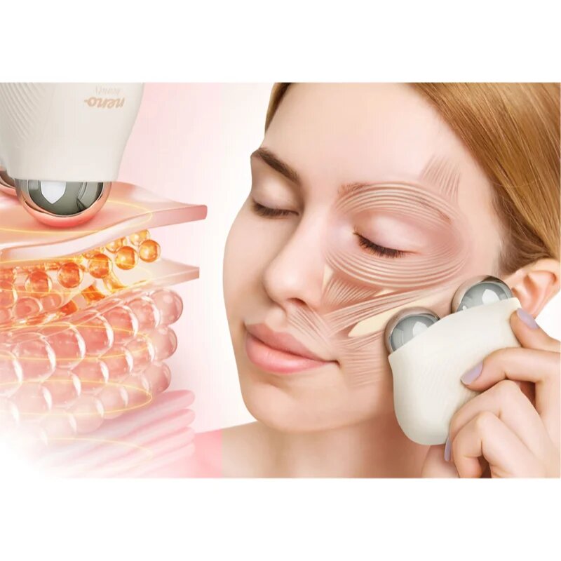 NENO Beauty Naya EMS technológiával és hőterápiás funkcióval ellátott arcmasszírozó készülék 1 db
