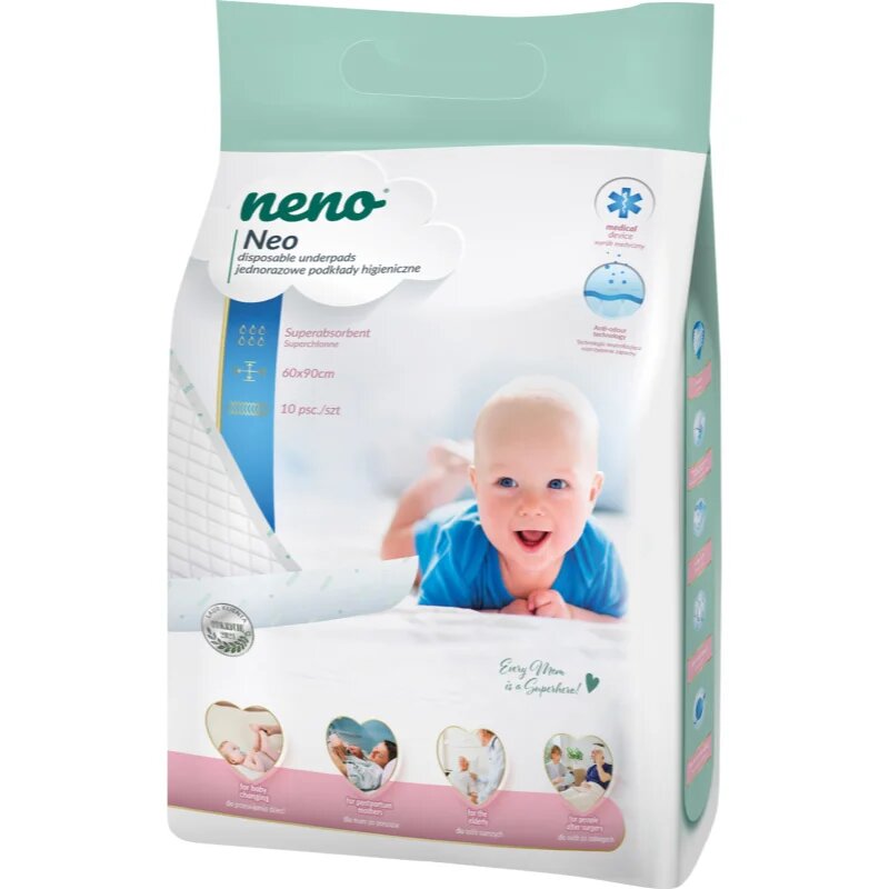 NENO Neo eldobható pelenkázó-alátétek 10 db