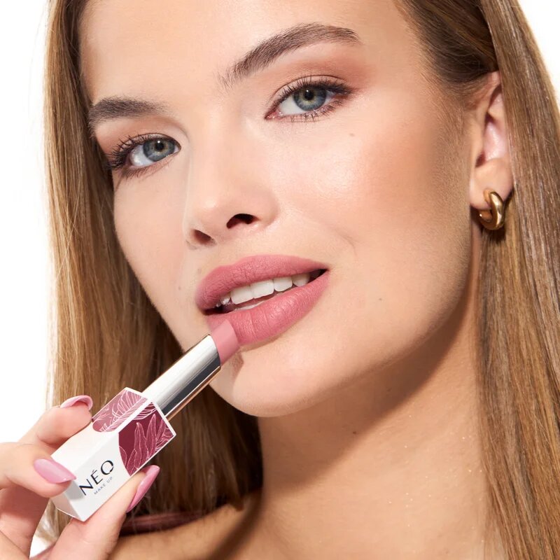 NEO MAKE UP Intense Serum No Transfer Lipstick Ultra matt hosszantrató rúzs árnyalat 05 Nude On Secret Evening 3.5 g
