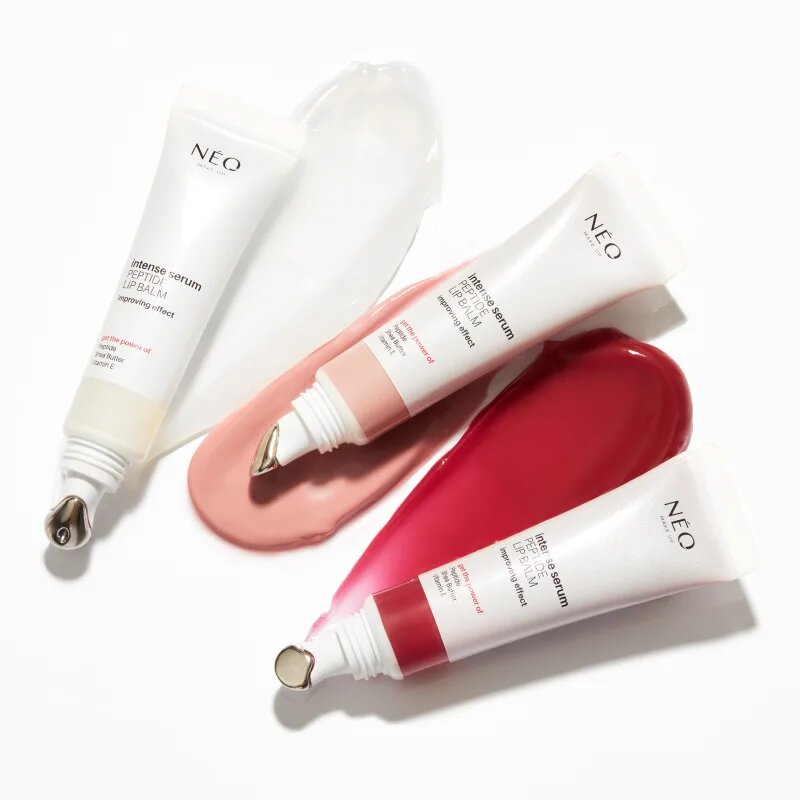 NEO MAKE UP Intense Serum Peptide Lip Balm intenzív ajakbalzsam peptidekkel árnyalat 03 Perfect Berry 10 ml