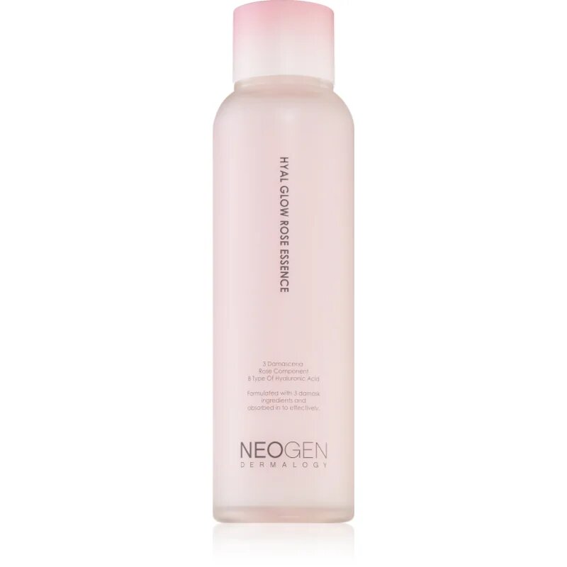Neogen Dermalogy Hyal Glow Rose Essence hidratáló esszencia rózsavízzel 160 ml