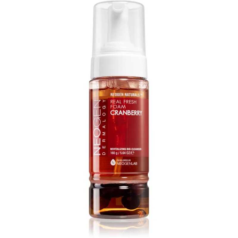 Neogen Dermalogy Real Fresh Cranberry tisztító hab regeneráló hatással 160 g