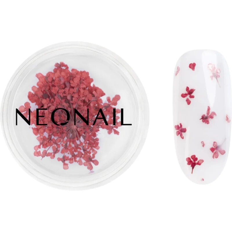 NeoNail Dried Flowers szárított virág körmökre árnyalat 08 Red 1 db