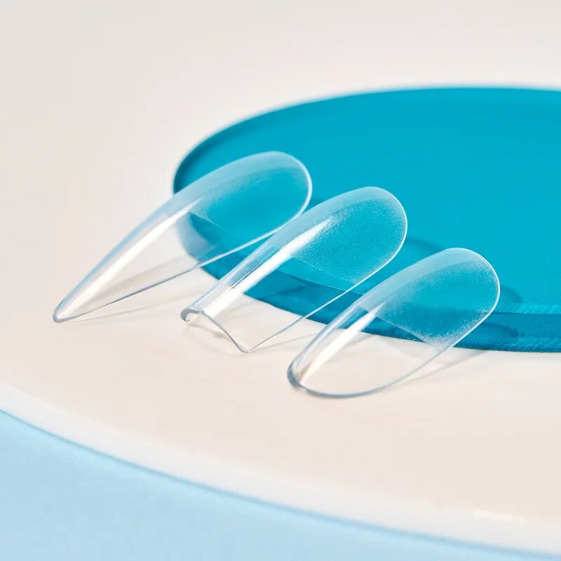 NeoNail Flexi Tips Invisible műköröm típus 03 Clear Stiletto 300 db