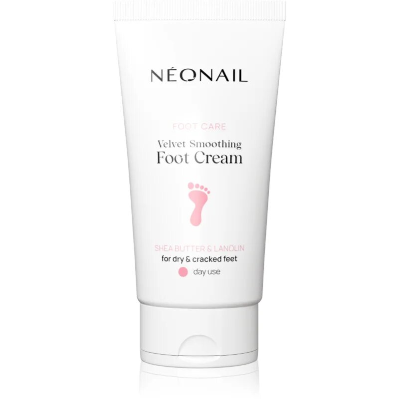 NeoNail Foot Care Velvet Smoothing Foot Cream lábkrém a száraz és repedezett bőrre 50 ml