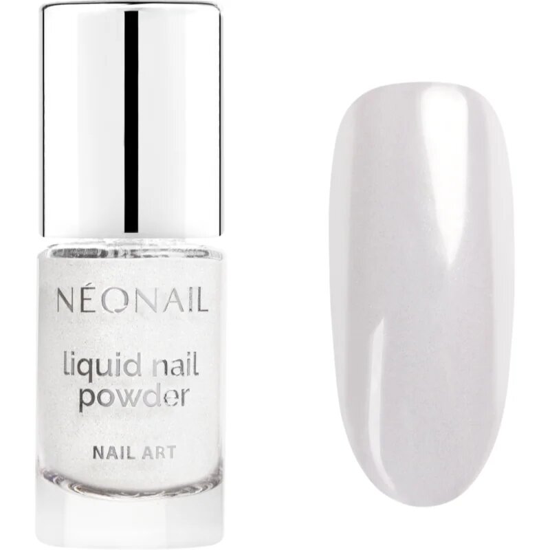 NeoNail Nail Art Liquid Nail Powder csillogó por körmökre árnyalat Chrome 01 6.5 ml