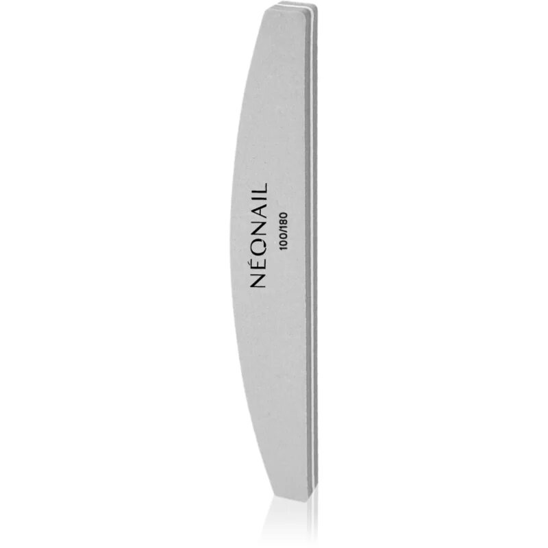 NeoNail Nail Buffer Curved köröm csiszoló típus 100/180 Grey 1 db