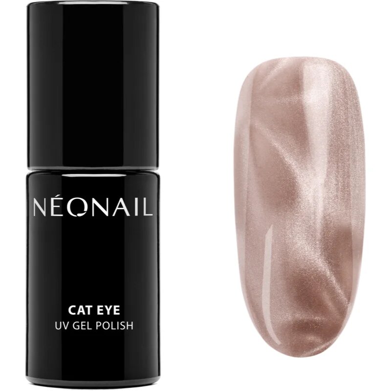 NeoNail Rhythm Of Spring gél körömlakk UV / LED-es lámpákhoz árnyalat Sunlit Shimmer (Cat Eye) 7.2 ml