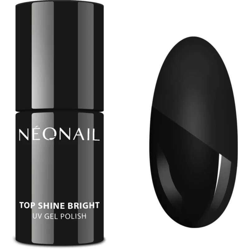 NeoNail Top Shine Bright zselés fedő körömlakk 72 ml