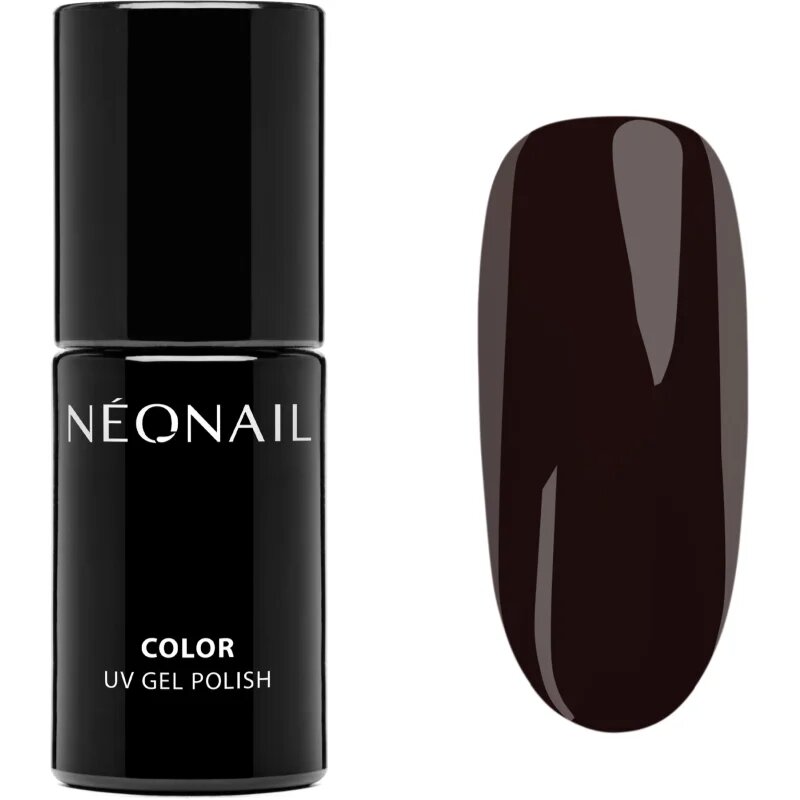 NeoNail UV Gel Polish Color gél körömlakk UV / LED-es lámpákhoz árnyalat Dark Obsidian 7.2 ml