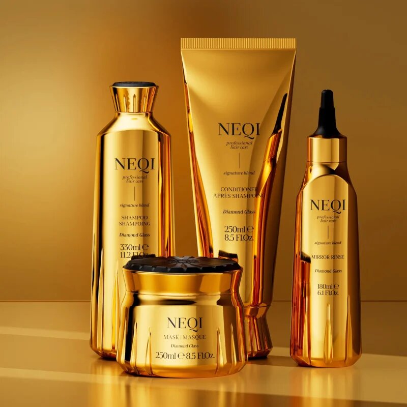NEQI Diamond Glass Mask maszk a fénylő és selymes hajért 250 ml