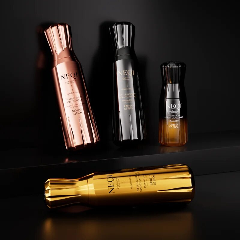 NEQI Diamond Glass Ultimate Styling spray styling spray töredezés ellen 180 ml