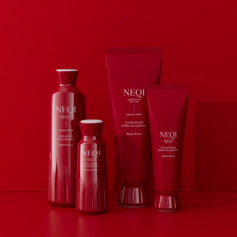 NEQI Repair Reveal finom állagú tisztító sampon minden hajtípusra 90 ml