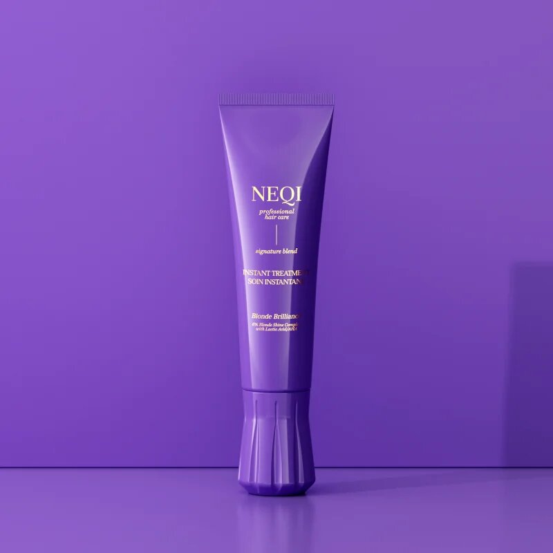 NEQI Treatment Treasure Blonde Brilliance regeneráló kúra szőke hajra 100 ml