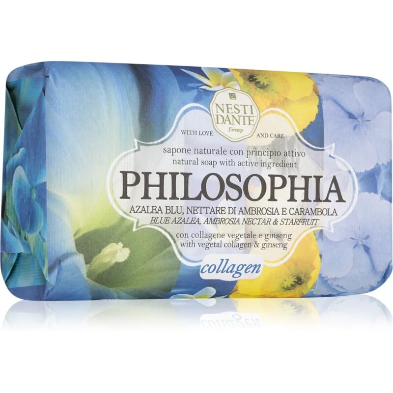Nesti Dante Philosophia Collagen with Vegetable Collagen & Ginseng természetes szappan kollagénnel 250 g