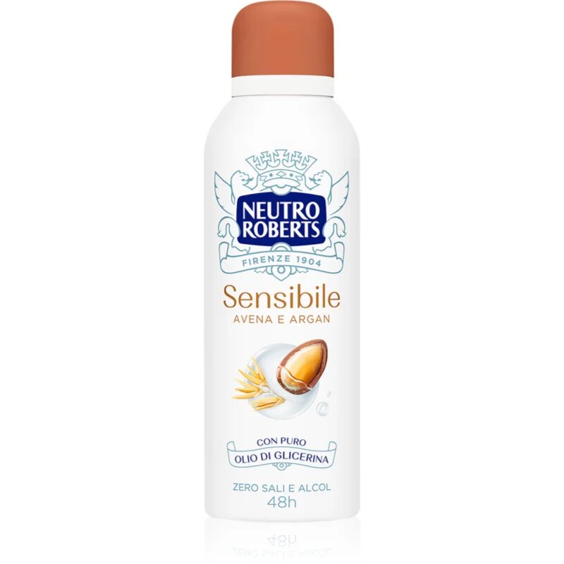 Neutro Roberts Avena e Argan spray dezodor 48 órás hatás 50 ml