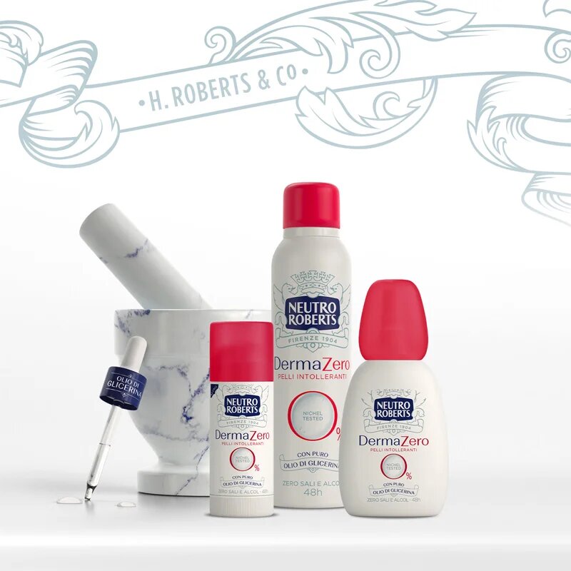 Neutro Roberts DermaZero spray dezodor az érzékeny bőrre 150 ml