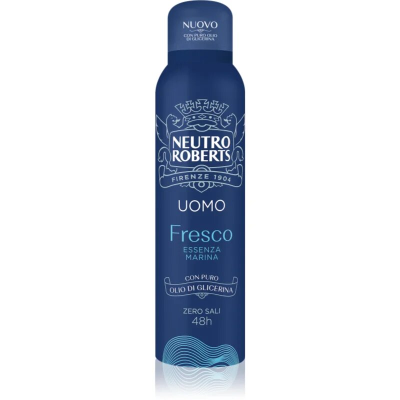 Neutro Roberts Essenza Marina frissítő spray dezodor 48 órás hatás uraknak 150 ml