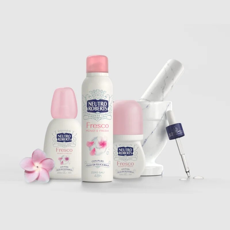 Neutro Roberts Monoi e Fresia Deo szórófejjel 48 órás hatás 75 ml