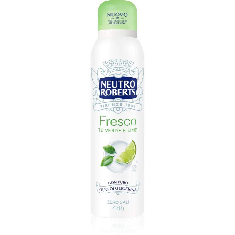 Neutro Roberts Tè Verde e Lime spray dezodor 48 órás hatás 150 ml