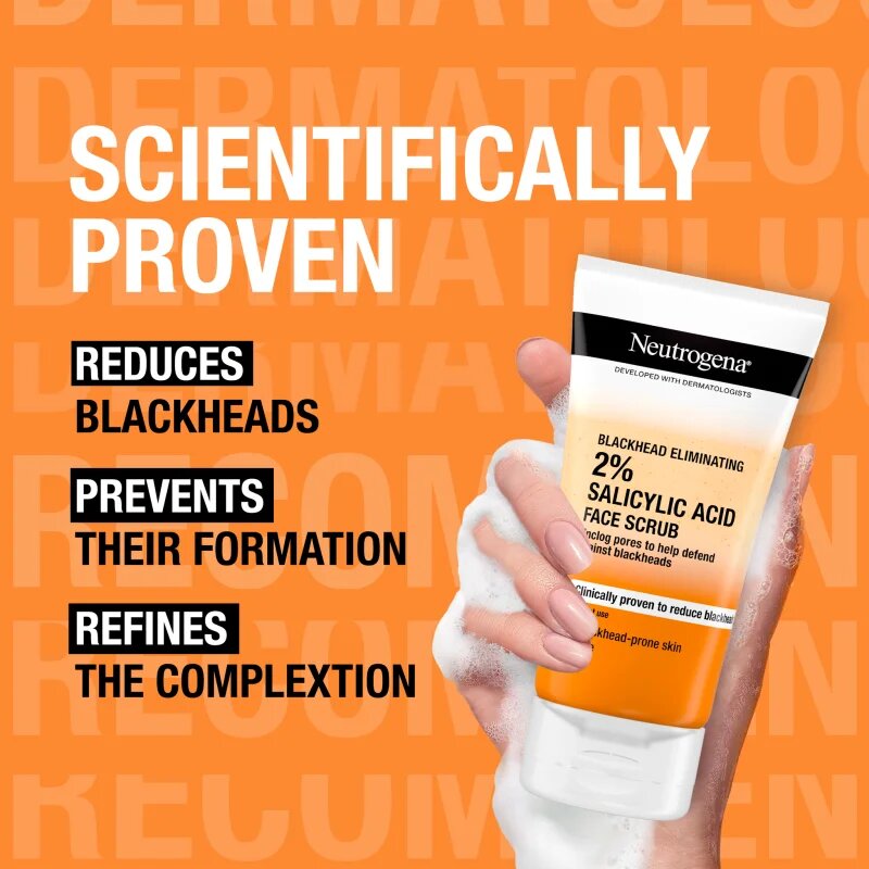 Neutrogena Blackhead Eliminating peeling a mitesszerek ellen 150 ml