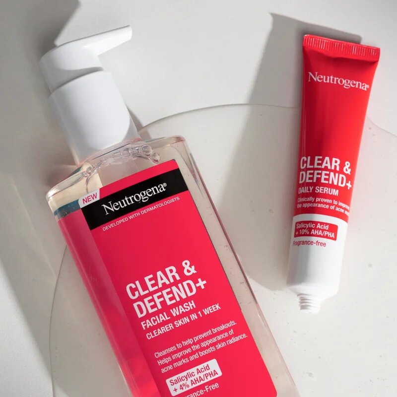 Neutrogena Clear & Defend+ bőr szérum pattanások ellen 30 ml