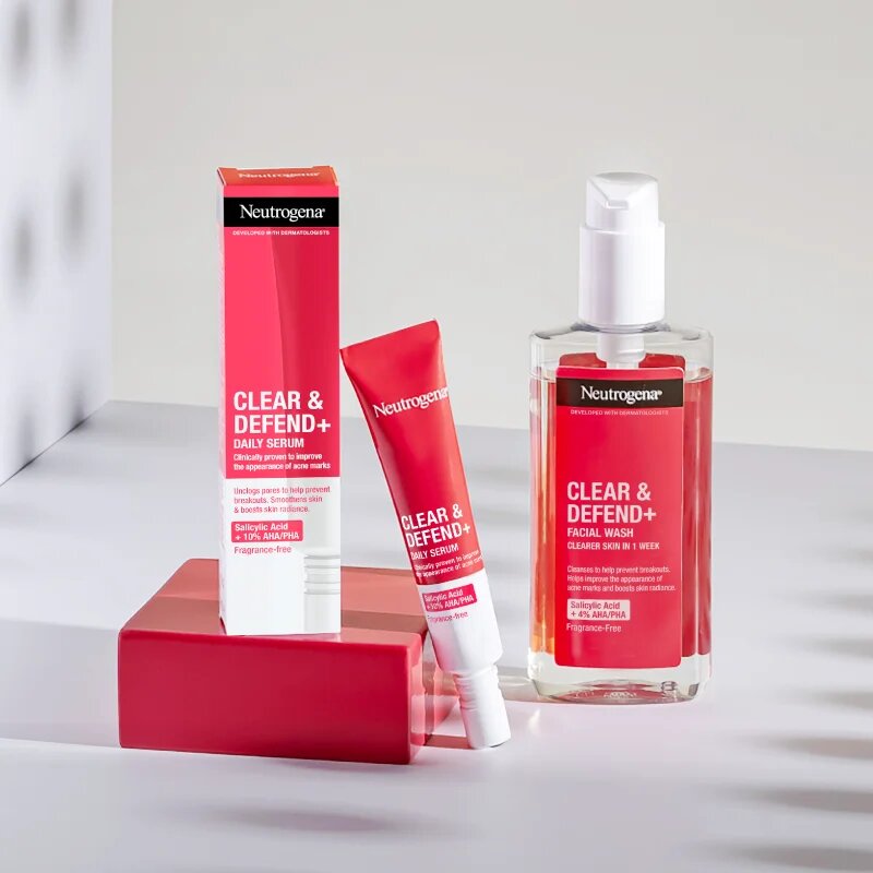 Neutrogena Clear & Defend+ bőr szérum pattanások ellen 30 ml