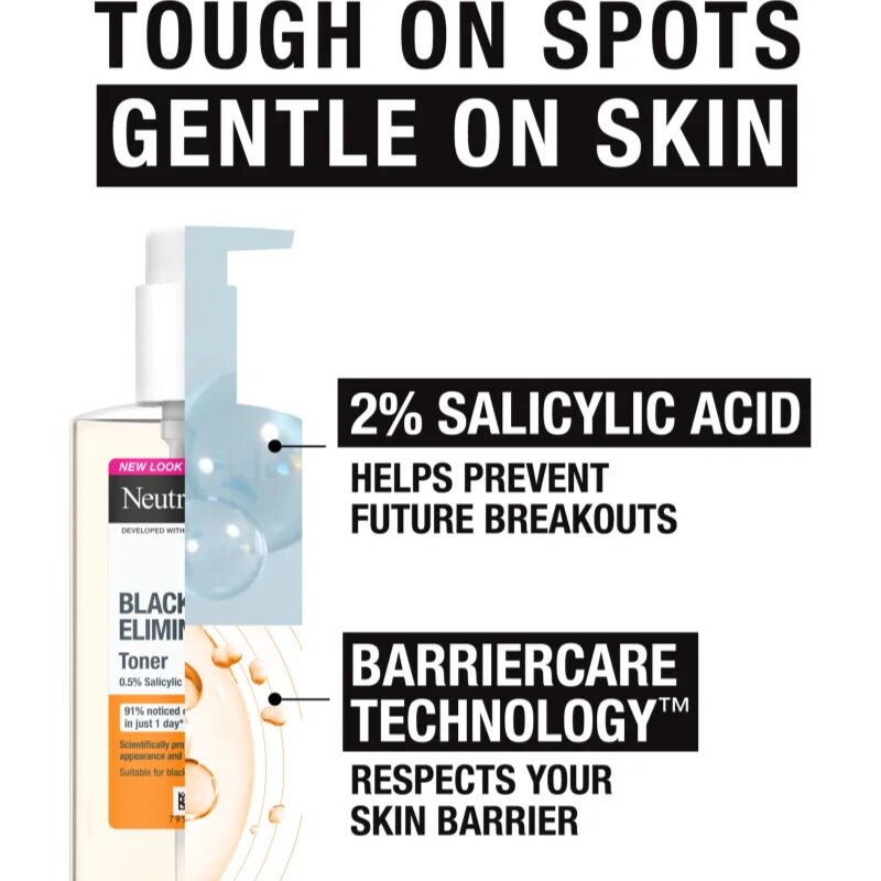 Neutrogena Clear & Defend tisztító gél 2% szalicilsavval 200 ml