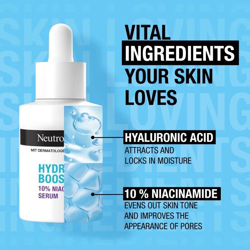 Neutrogena Hydro Boost® hidratáló szérum niacinamiddal 30 ml