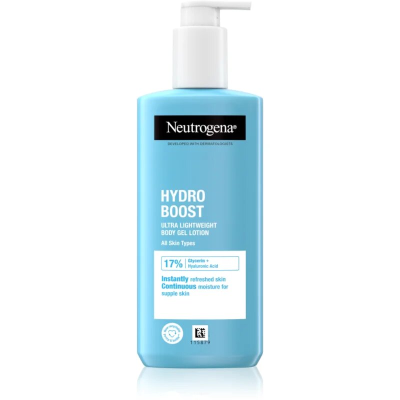 Neutrogena Hydro Boost® könnyű testápoló krém géles textúrájú 250 ml
