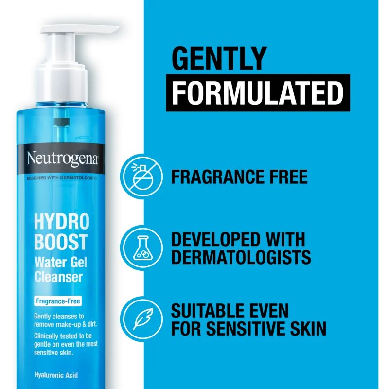 Neutrogena Hydro Boost® lágy tisztító gél 200 ml