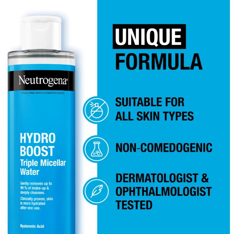 Neutrogena Hydro Boost® micellás víz 3 az 1-ben 400 ml