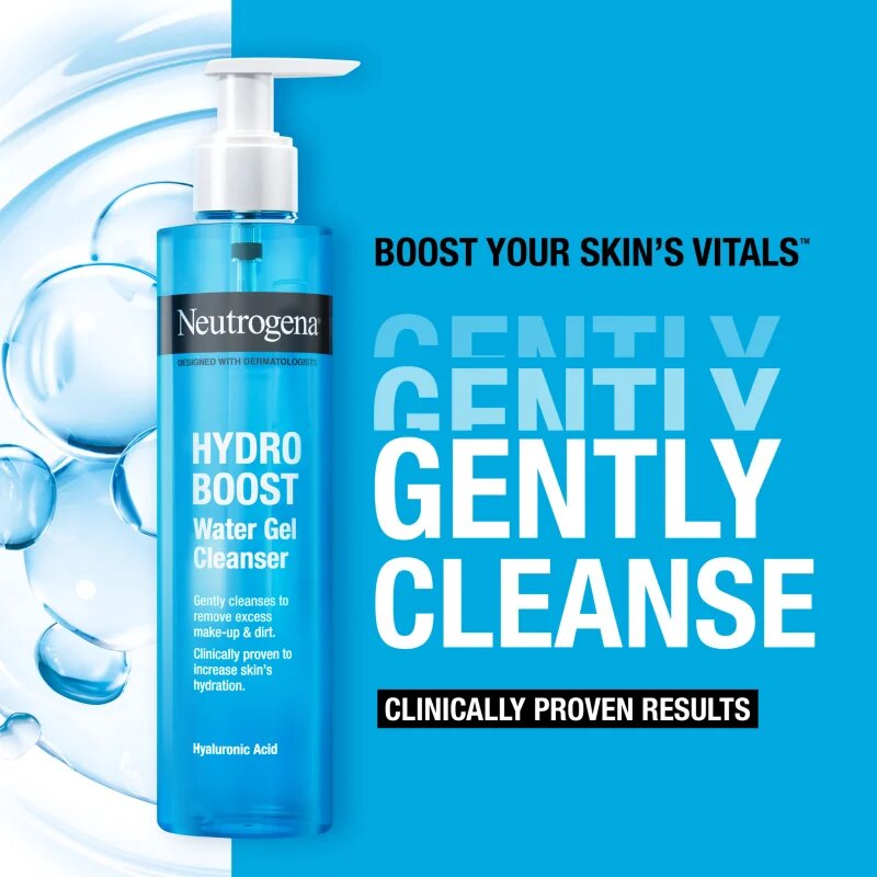 Neutrogena Hydro Boost® tisztító gél 200 ml