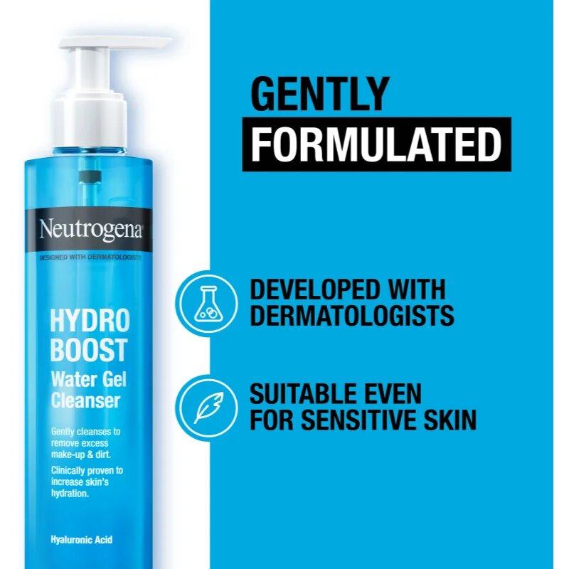 Neutrogena Hydro Boost® tisztító gél 200 ml