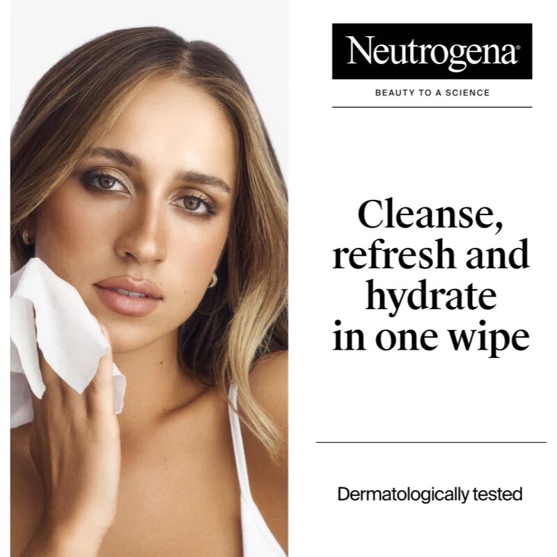 Neutrogena Hydro Boost® tisztító gyengéd törlőkendő 25 db