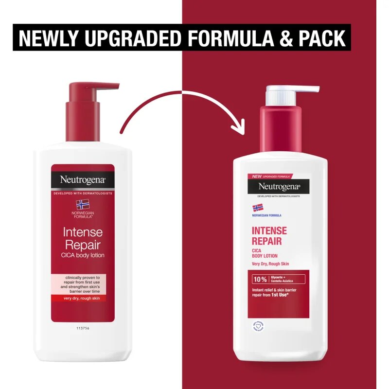 Neutrogena Norwegian Formula® intenzív regeneráló testápoló tej száraz bőrre 400 ml