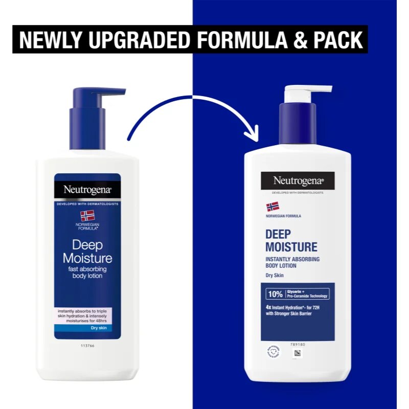 Neutrogena Norwegian Formula® mélyhidratáló testápoló tej 400 ml
