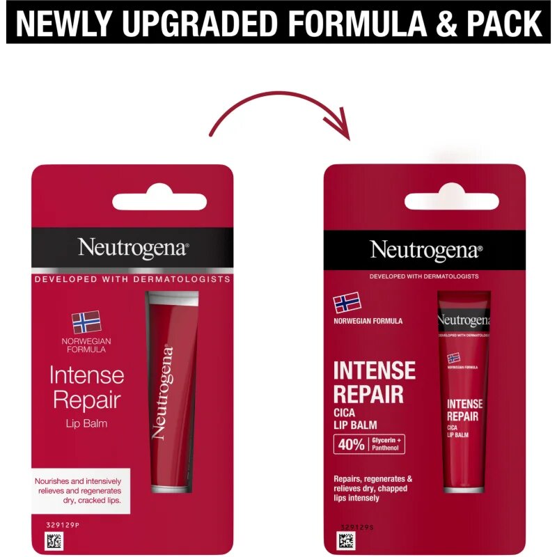 Neutrogena Norwegian Formula® regeneráló szájbalzsam 15 ml