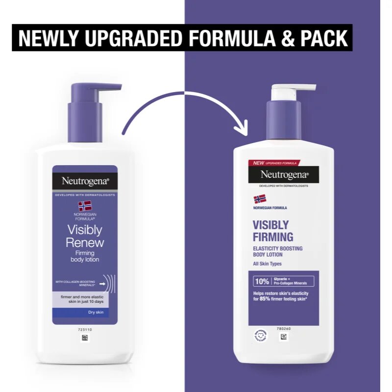 Neutrogena Norwegian Formula® Visibly Renew feszesítő testápoló tej 400 ml