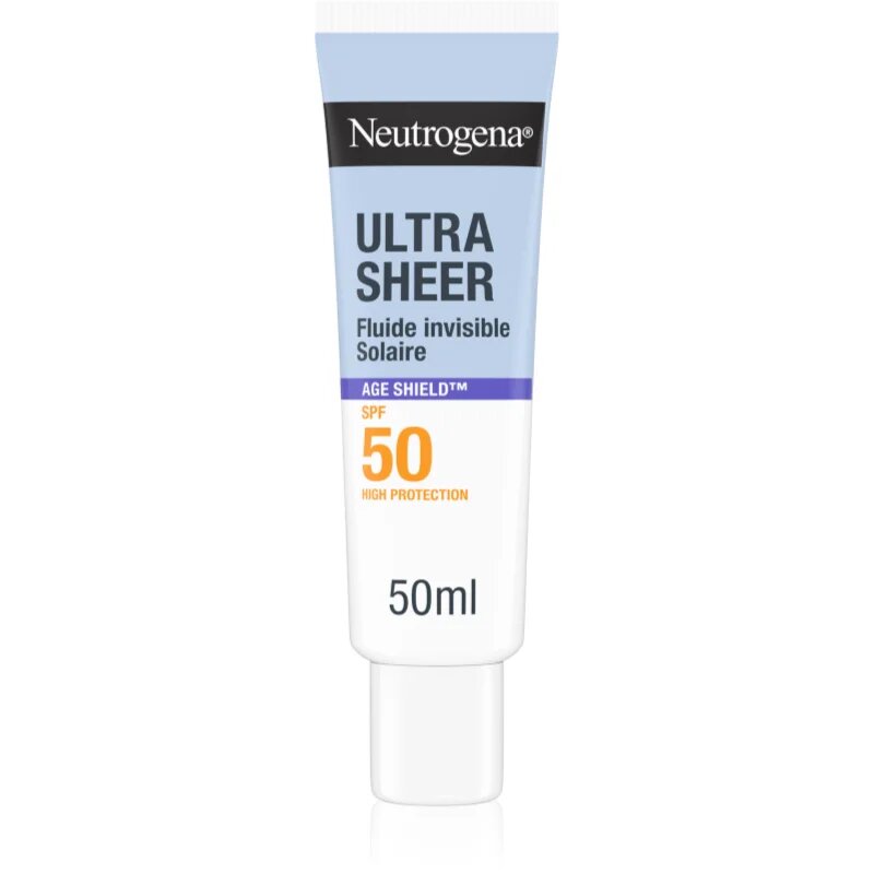 Neutrogena Ultra Sheer Age Shield ultra könnyű fluid SPF 50 50 ml