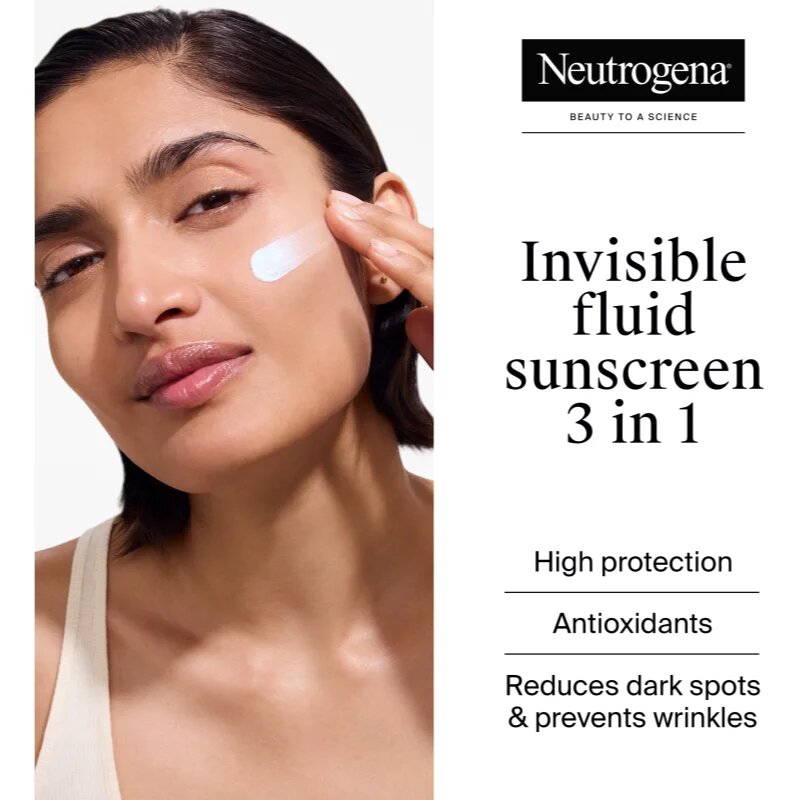 Neutrogena Ultra Sheer Age Shield ultra könnyű fluid SPF 50 50 ml