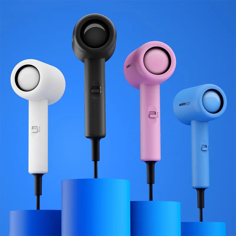 Niceboy ION AirSonic Pop hajszárító Rose 1 db