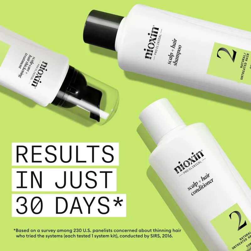 Nioxin System 2 ajándékszett a ritkuló hajra 3 db