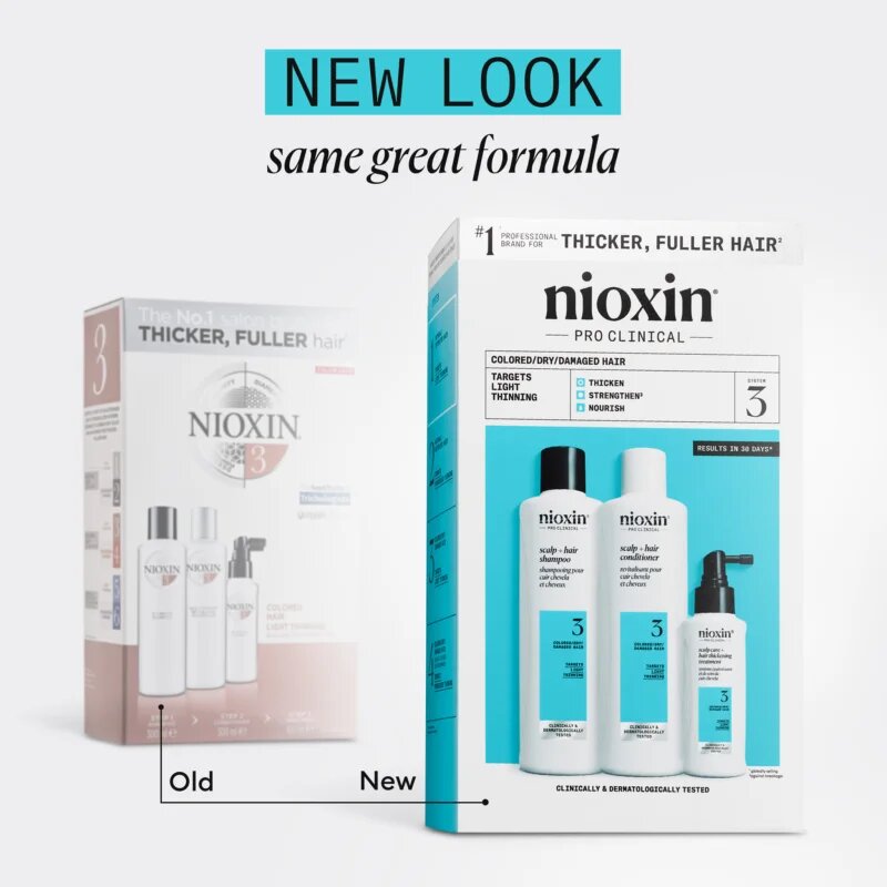 Nioxin System 3 ajándékszett festett hajra 3 db