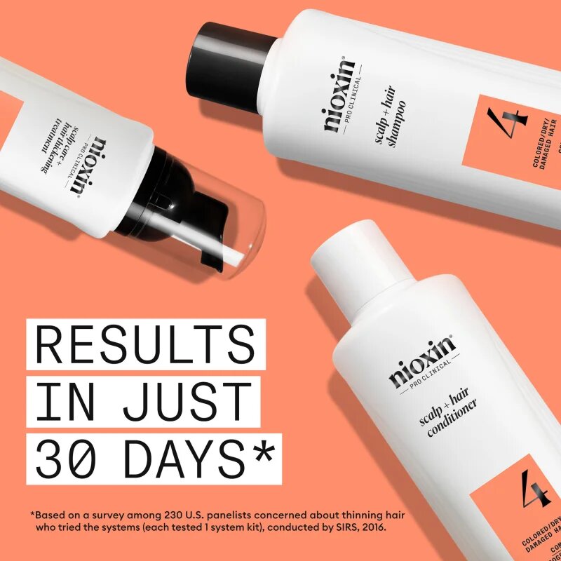 Nioxin System 4 ajándékszett a sérült és festett hajra 3 db